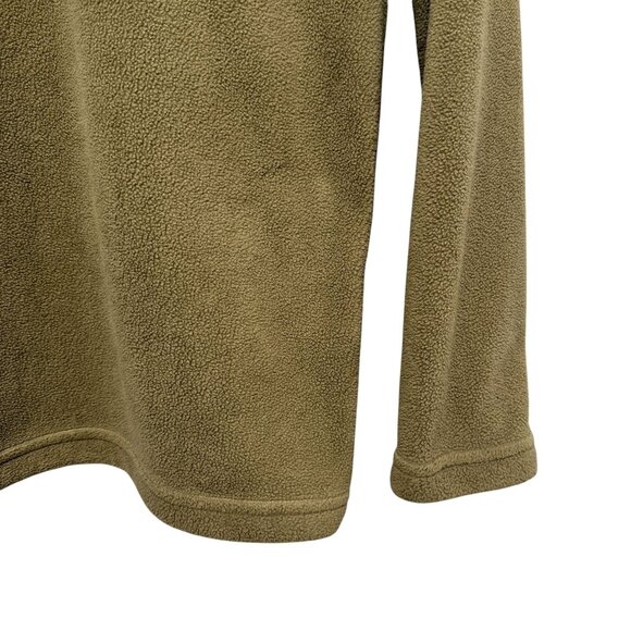 Rossignol Fleece Ski Top Size 14 Boys Brown 1/4 Zip Mock Neck Pullover - Picture 9 of 12